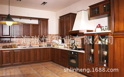 【上海古典实木橱柜】价格,厂家,图片,整体厨房,8条-